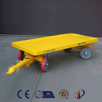 Custmoized 50t Car Trailer To Handling Metal Parts On Rail